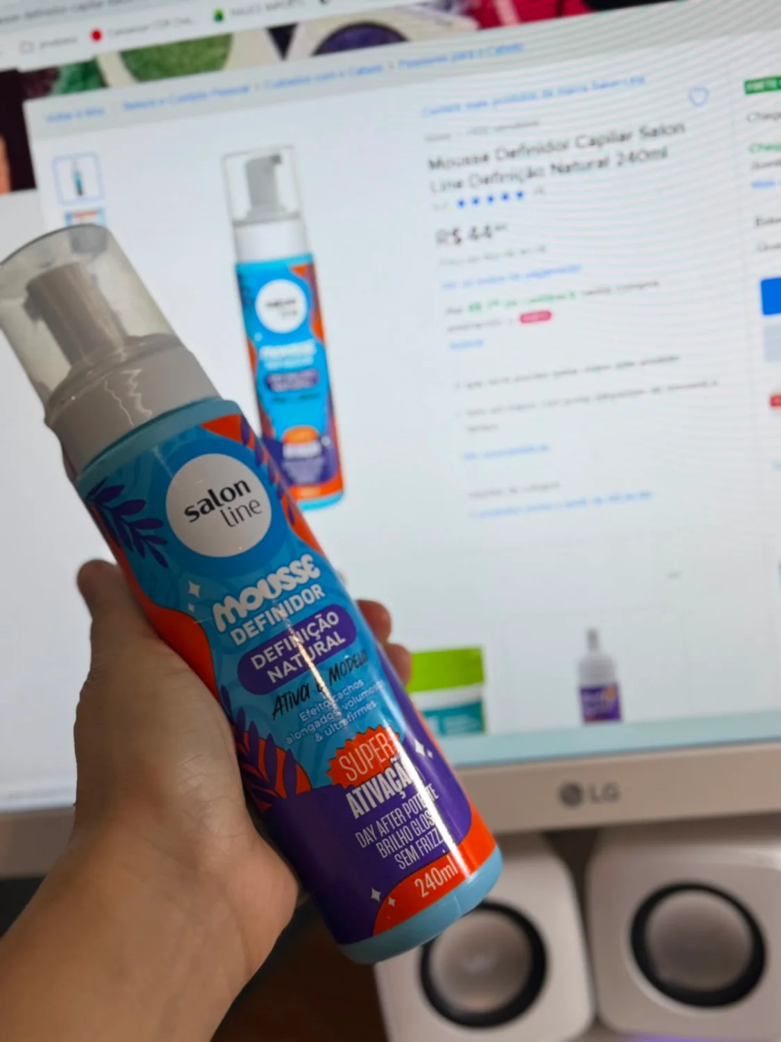 Capilar Mousse Definidor de cachos Definição Natural 240ml - 1