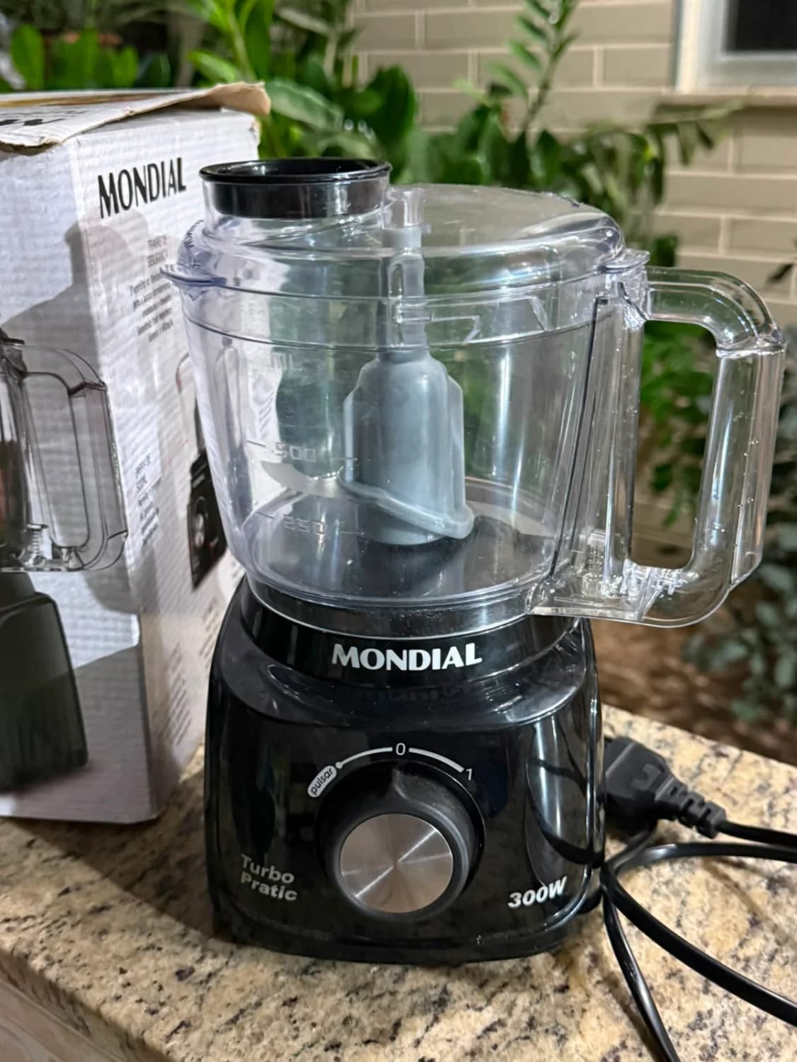 Mini Processador Turbo Mp-16 300w Cor Preto Mondial - 220v - 3