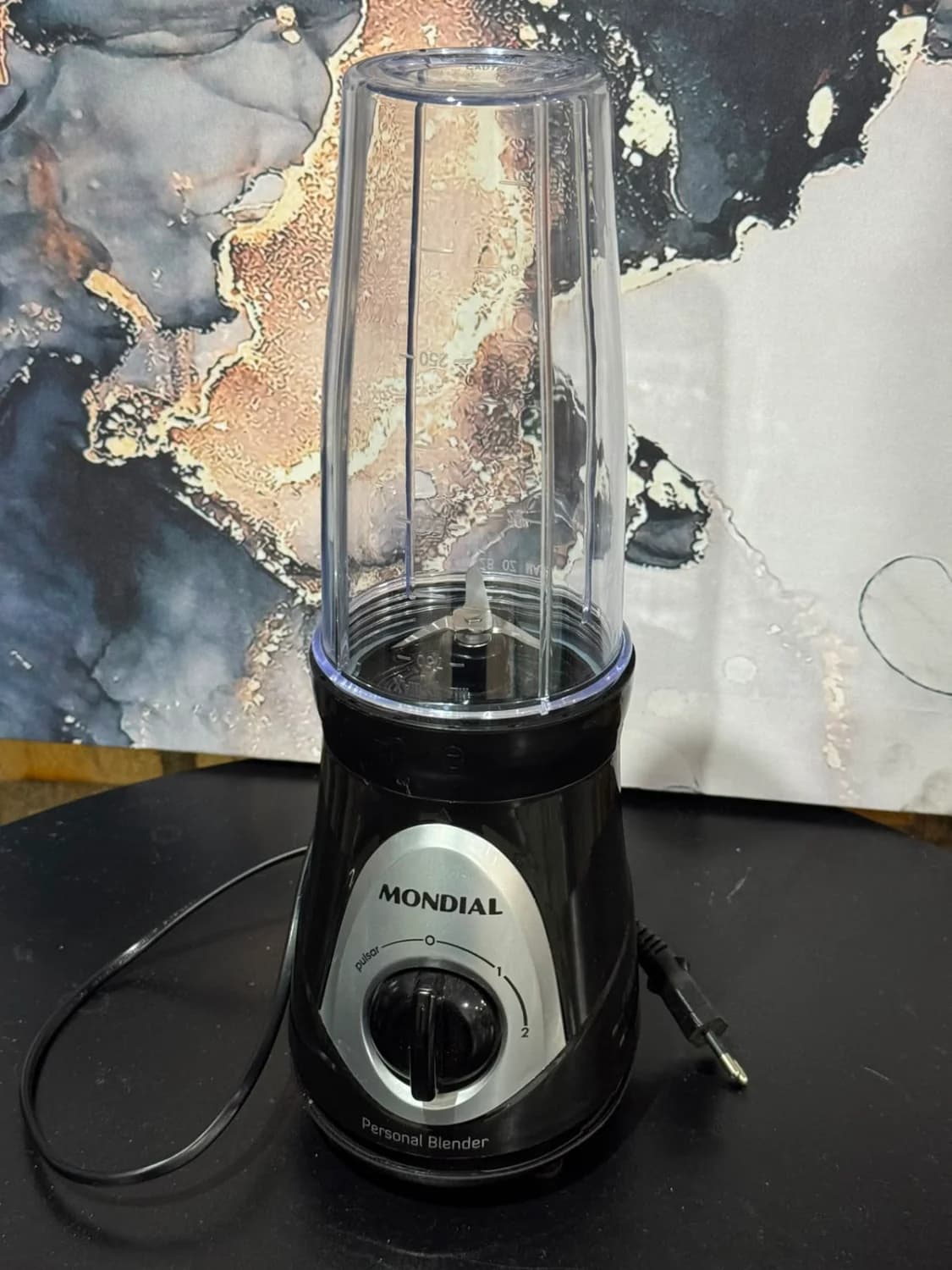 MONDIAL Personal Blender, Preto/Prata, 300W, 110V - DG-01 - 3