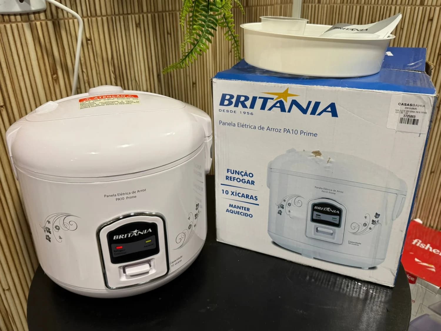 Panela Elétrica de Arroz Britânia PA10 Prime 10 Xícaras - Branca - 110V - 2