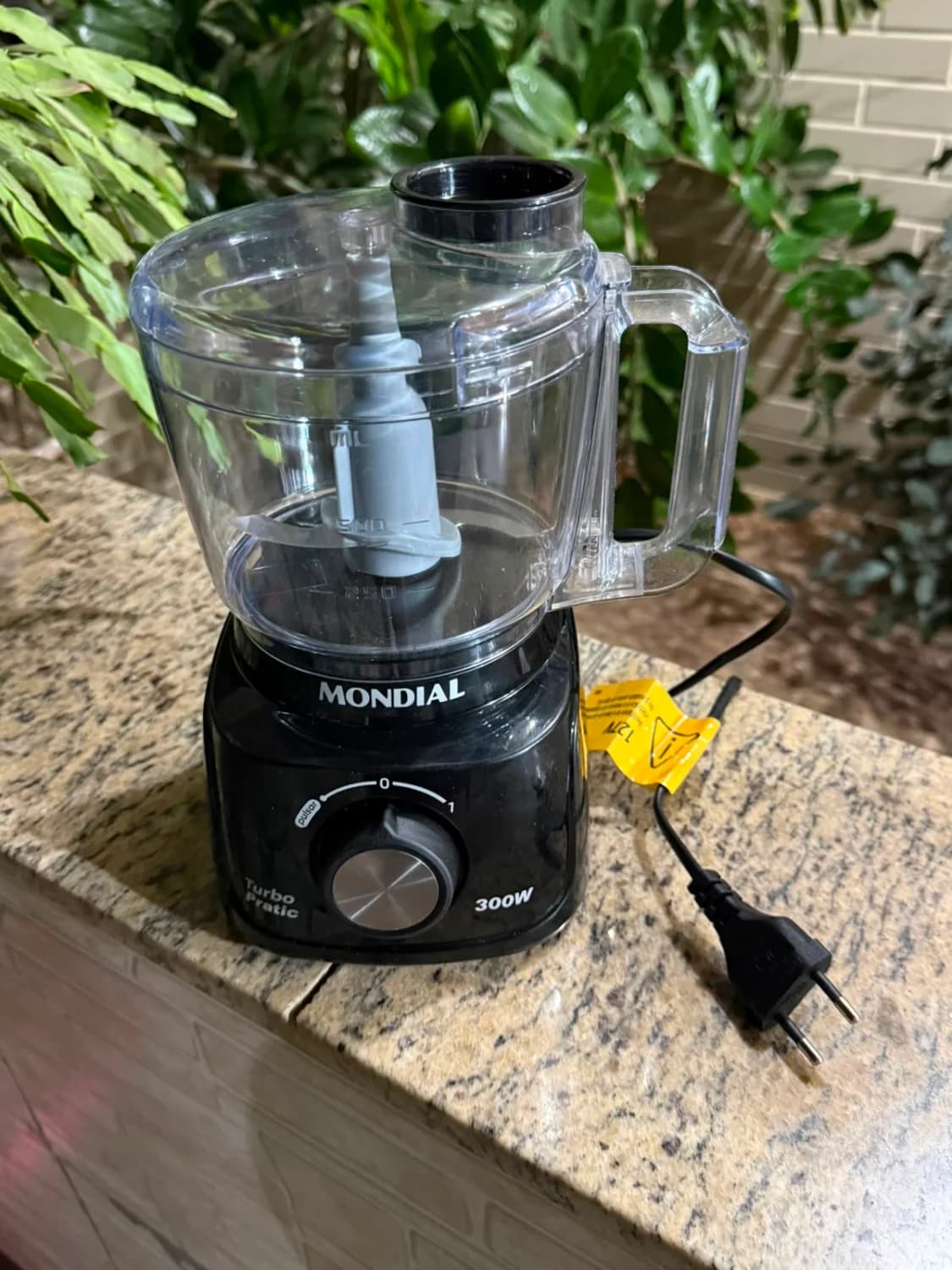 Mini Processador Turbo Mp-16 300w Cor Preto Mondial - 127v - 1