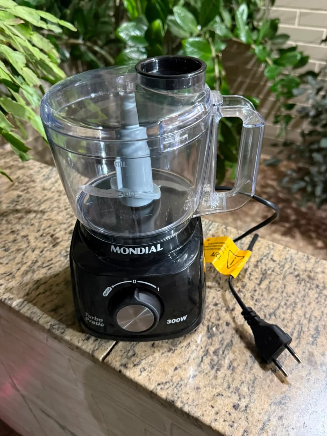 Mini Processador Turbo Mp-16 300w Cor Preto Mondial - 127v - 2