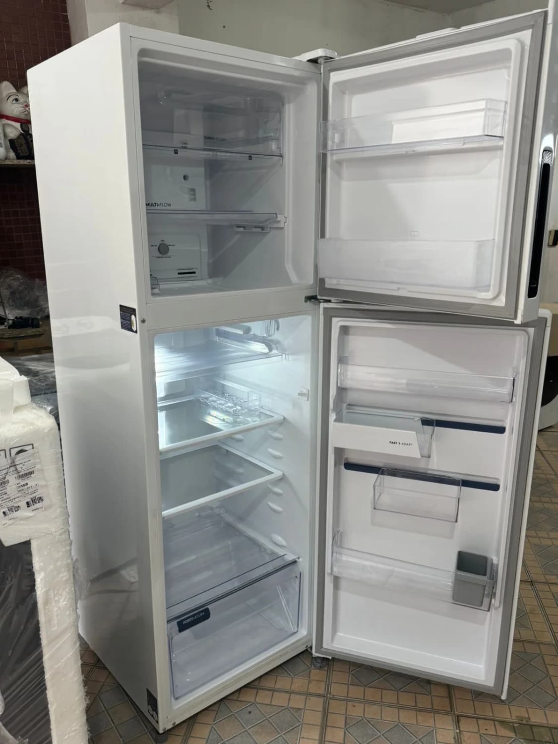 Geladeira 2 Portas Geladeira Electrolux Frost Free Inverter 410 Litros Duplex Branca IF46 - 110V - 2
