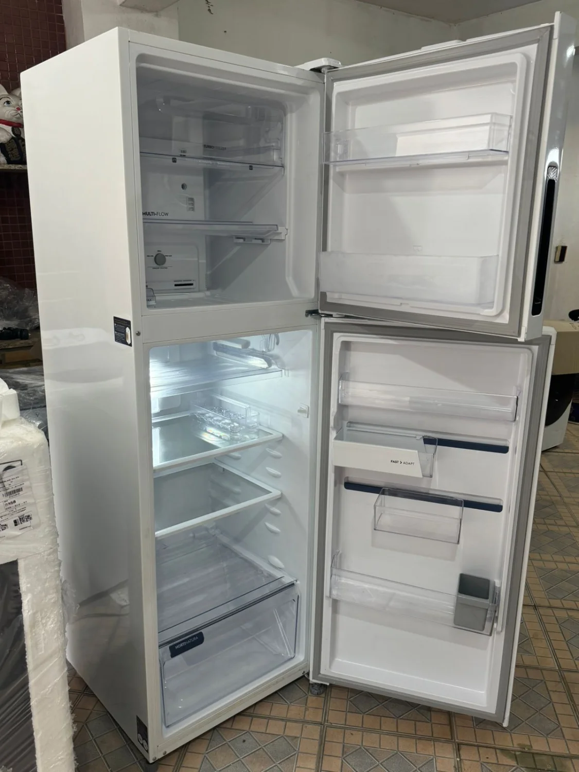 Geladeira 2 Portas Geladeira Electrolux Frost Free Inverter 410 Litros Duplex Branca IF46 - 110V - 3