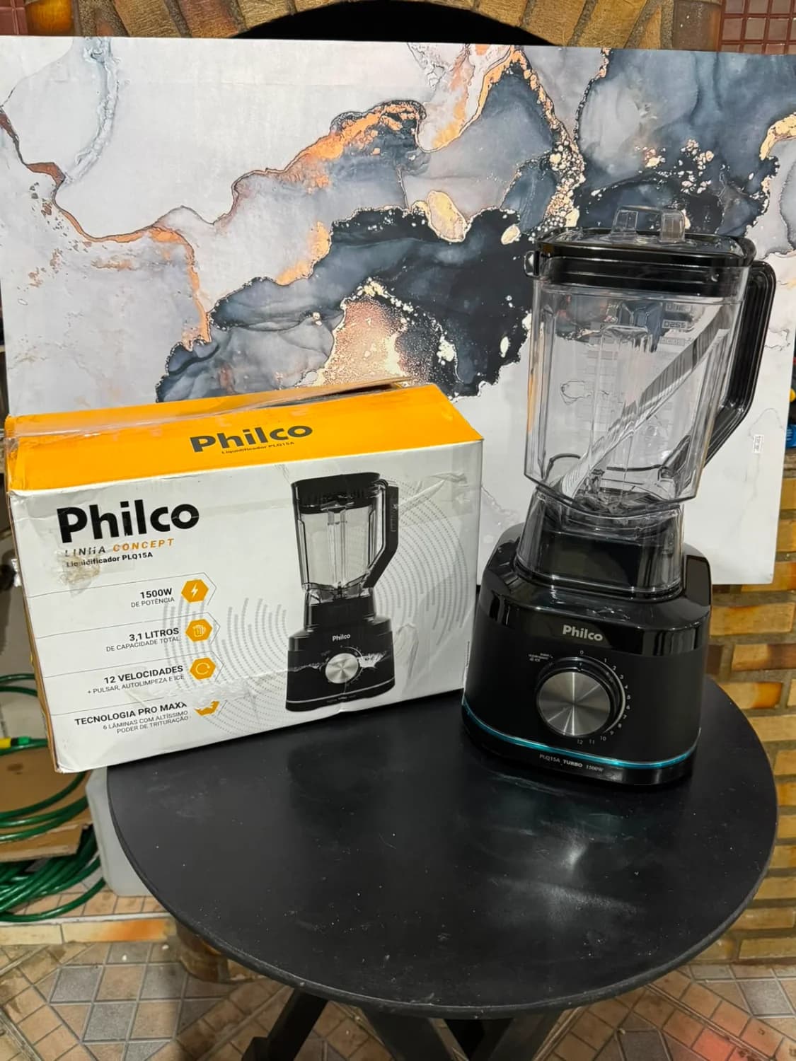 Liquidificador Philco PLQ15A Preto 1500W com 12 Velocidades - 110V - 2