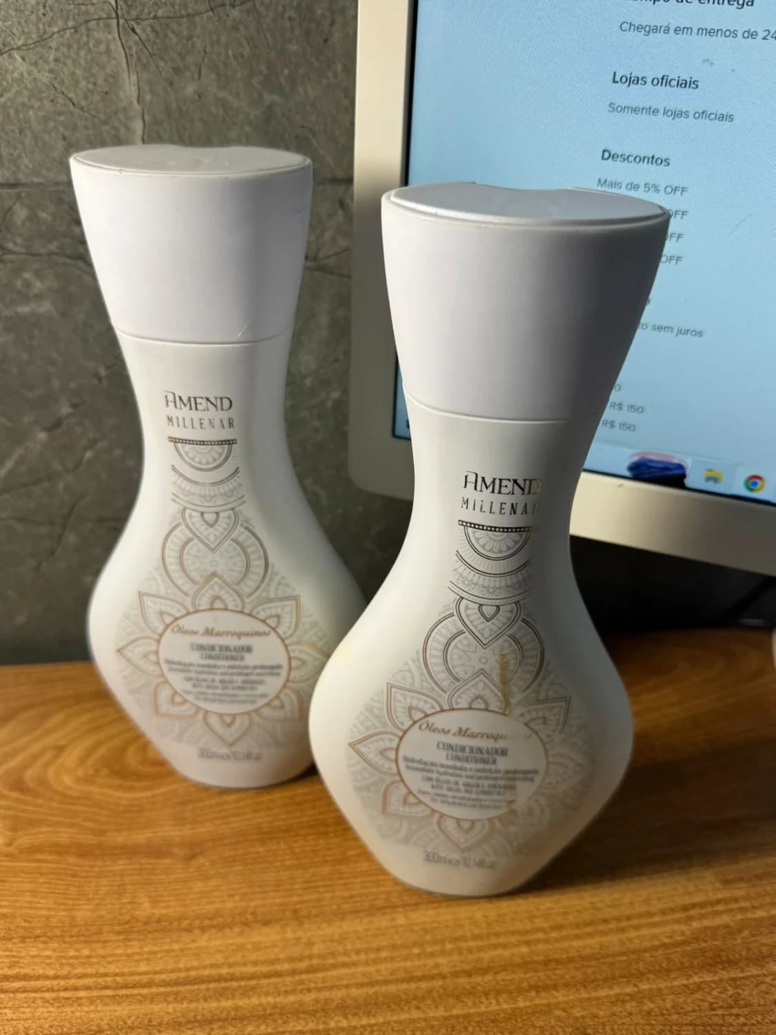 Amend Óleos Marroquinos 300mL condicionador para fios hidratados - 1
