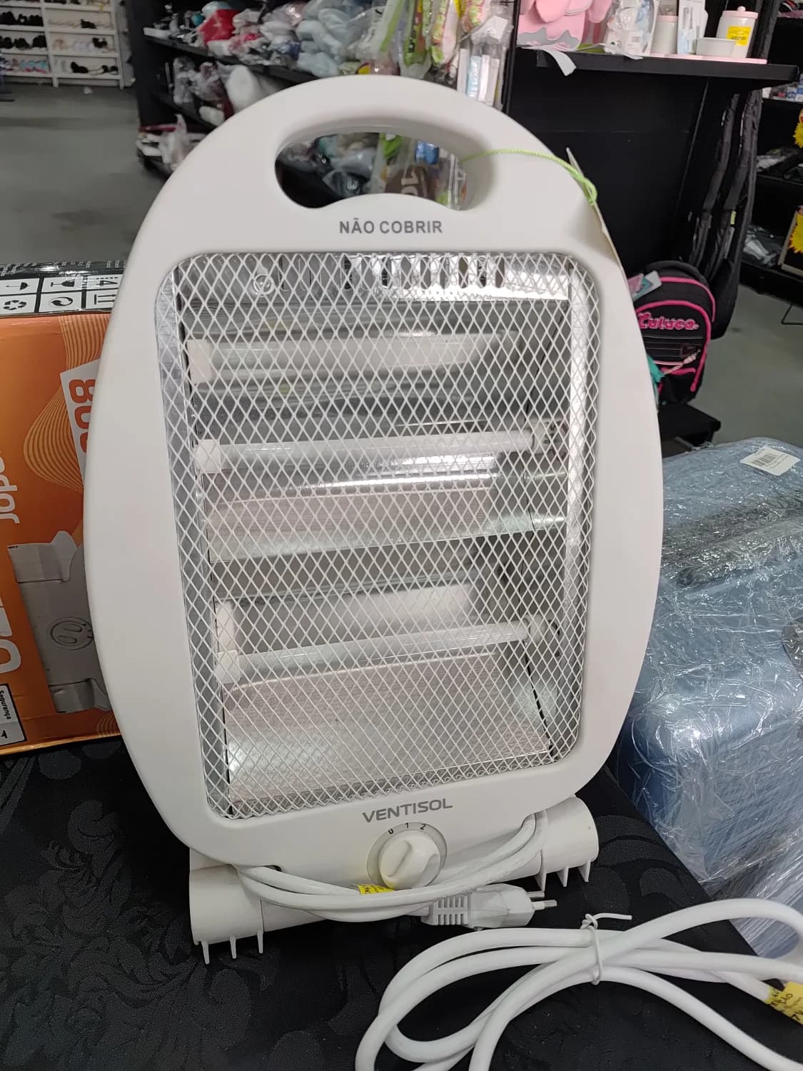 Aquecedor Domestico Quartzo Aq 800w Premium Ventisol Cor Branco - 1