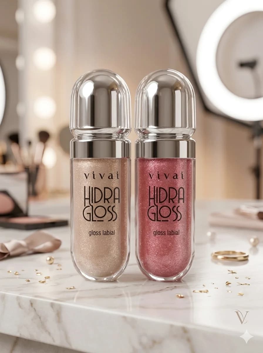 Brilho Labial Gloss Vivai Hidra Volume kit com 2 Unidades - 1