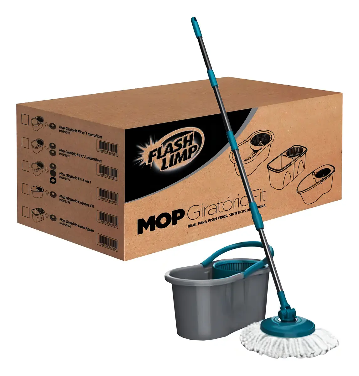 MOP GIRATÓRIO FLASH LIMP FIT - 1