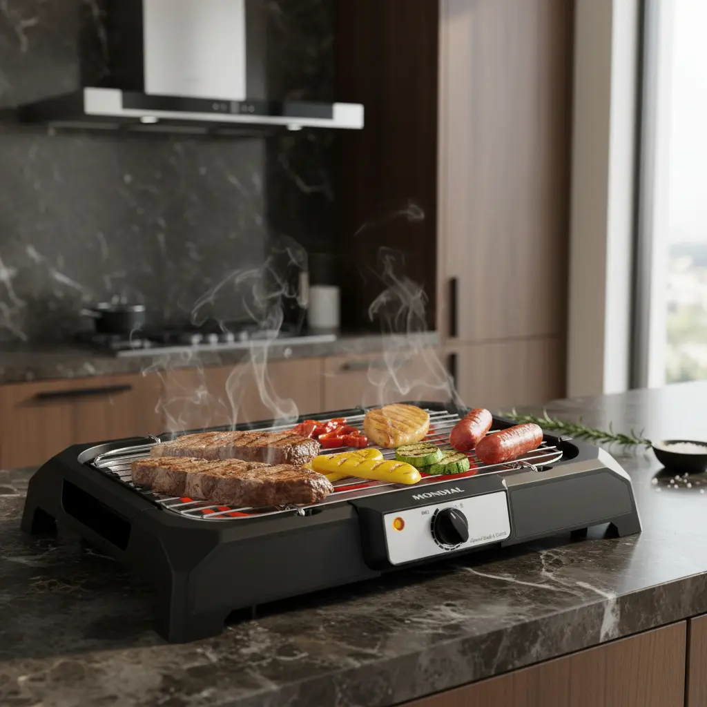 CHURRASQUEIRA ELÉTRICA MONDIAL GRAND STEAK & GRILL - MODELO CH-05 - 110V - 2