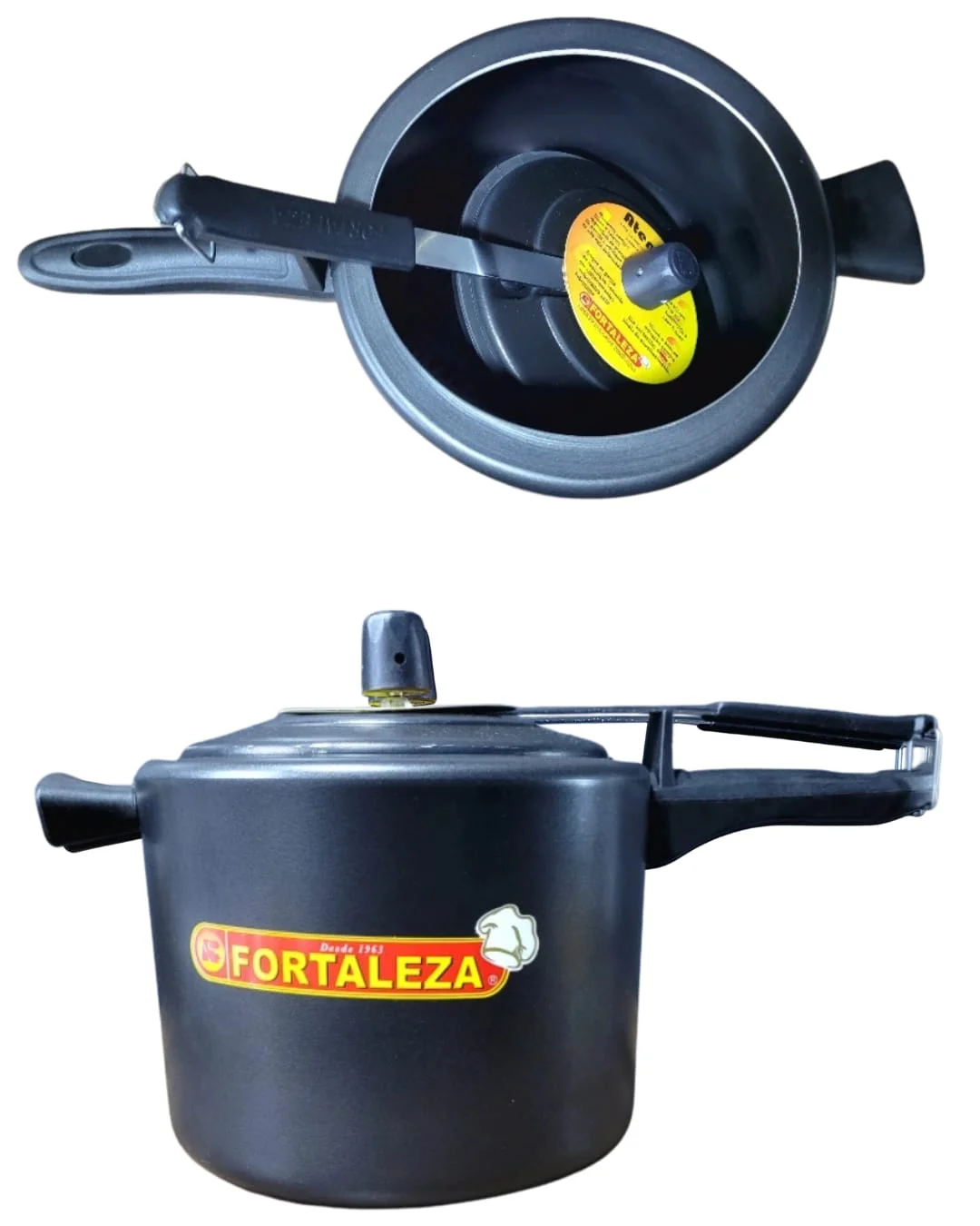 PANELA DE PRESSÃO ANTIADERENTE BLACK FORTALEZA - 7 LITROS - 1
