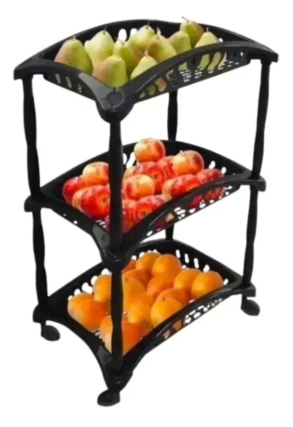 ORGANIZADOR MULTIUSO VERTICAL 3 ANDARES COM RODINHAS - 3