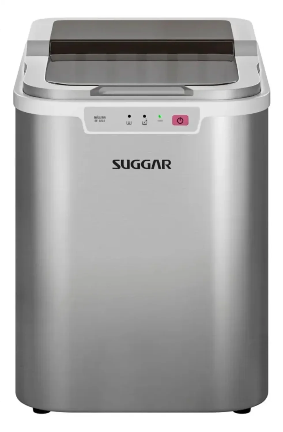 MÁQUINA DE GELO SUGGAR PRATA 12 KG | 110V - 1