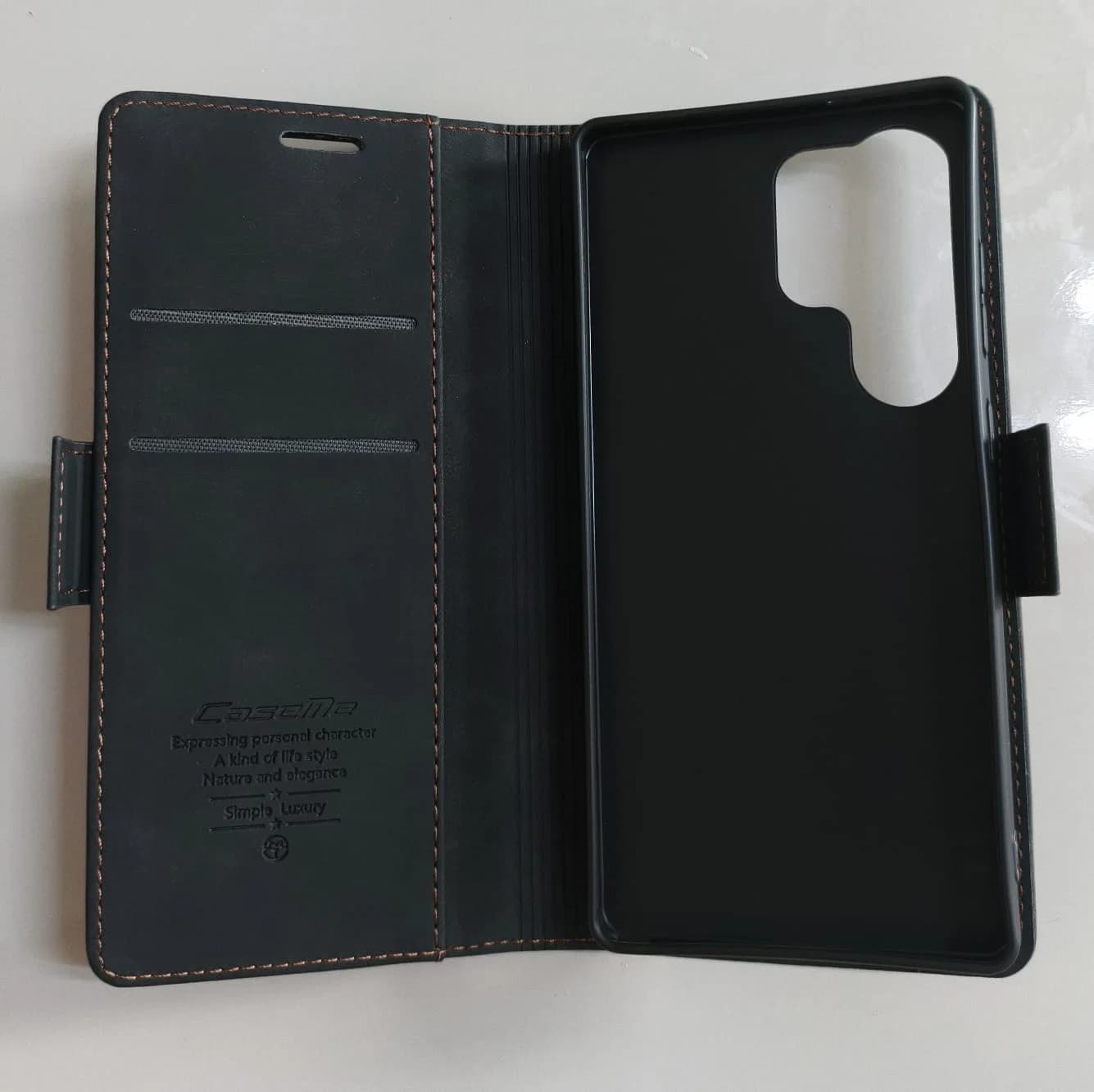 CAPINHA COURO PARA SAMSUNG GALAXY S25 ULTRA CASEME - 2