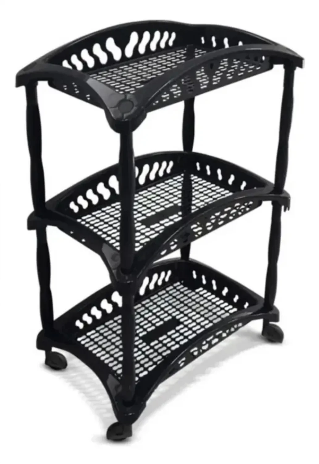 ORGANIZADOR MULTIUSO VERTICAL 3 ANDARES COM RODINHAS - 1