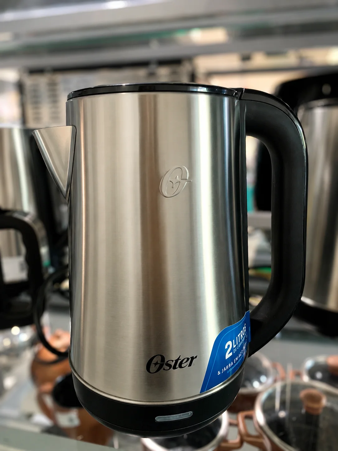 Chaleira Elétrica Oster Inox 2l Ultra Cor Preto 127v - 1