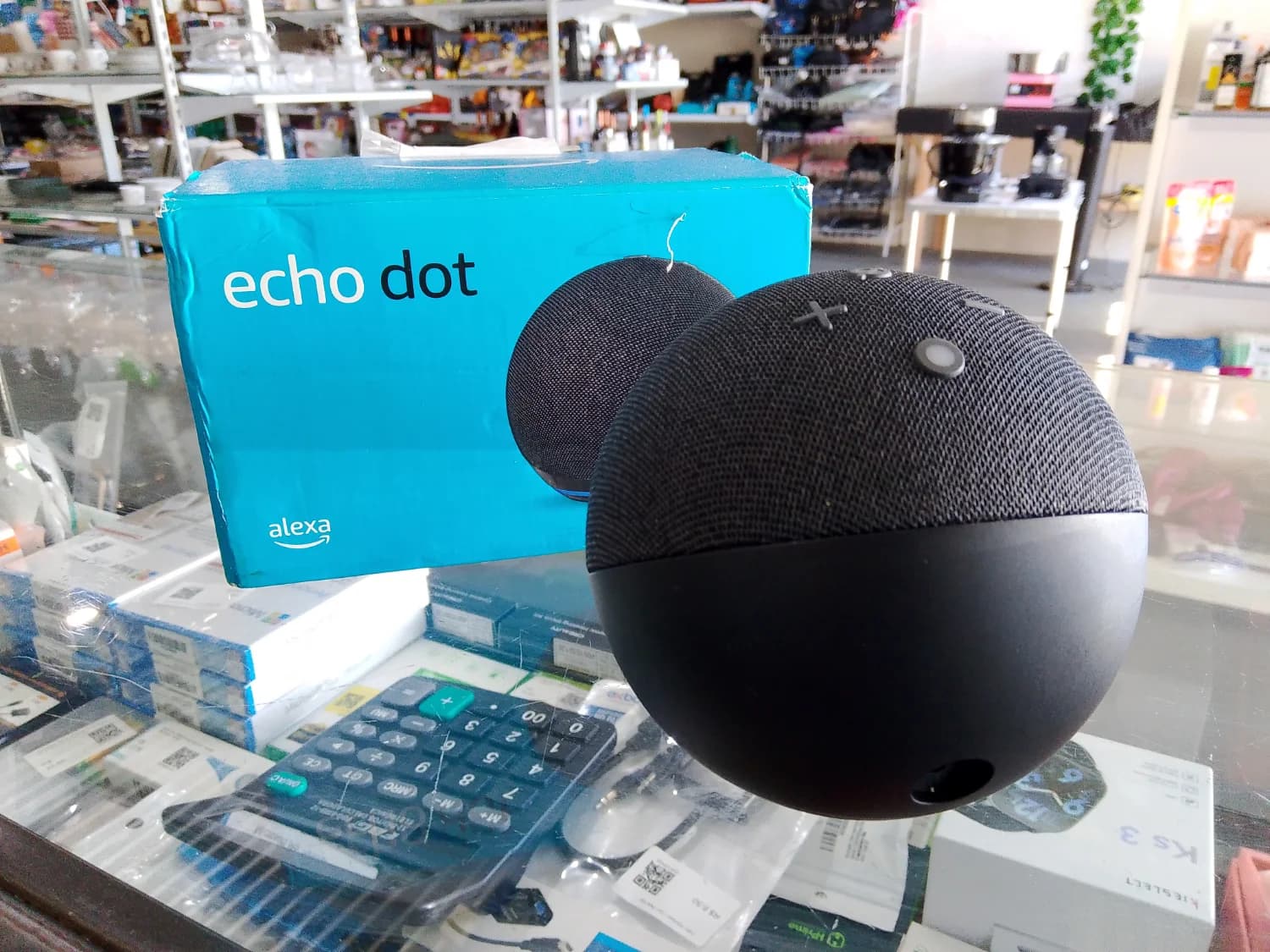 Echo Dot 5a Geração Alexa Amazon Smart Speaker Bluetooth Wi-fi Preta Original Preto - 1