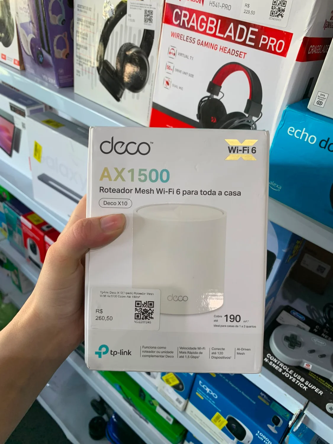 Tp-link Deco X10(1-pack) Roteador Mesh Wifi6 Ax1500 Cobre Até 190m² - 1