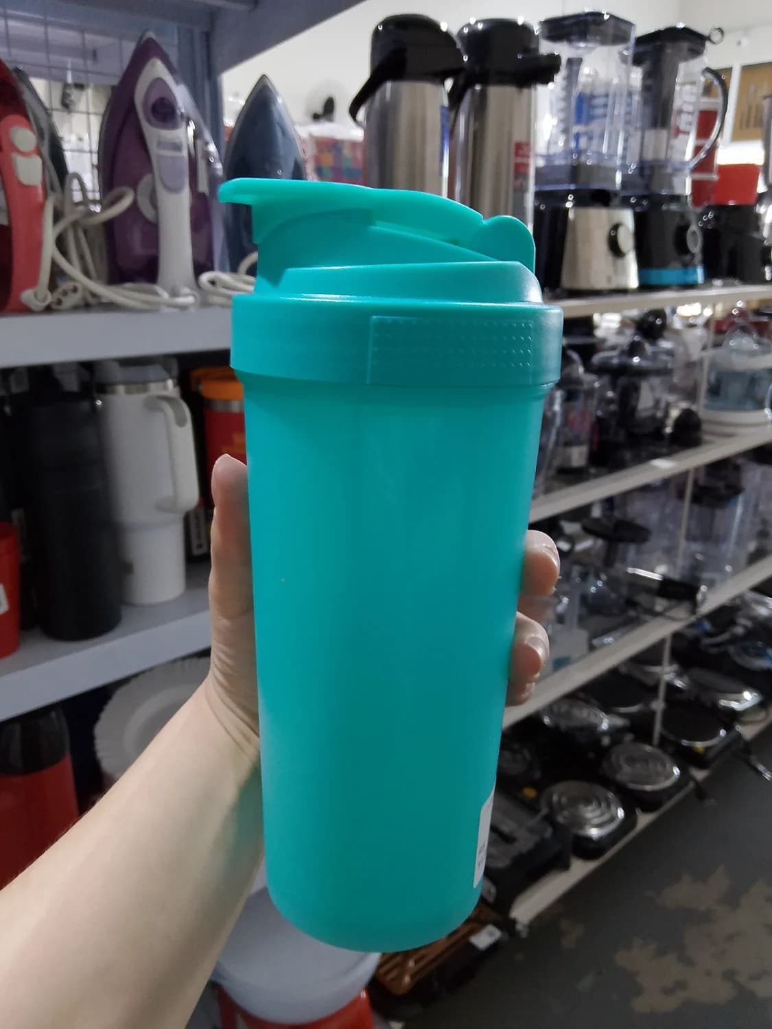 Coqueteleira 600ml Cor Verde Água - 1