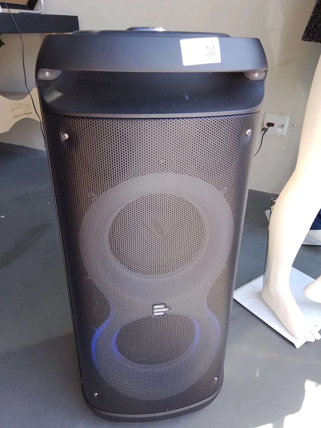 Caixa De Som Bluetooth Pulsebox 3 1400w Tws Karaoke Led Preto - Sp511 127/220v - 1