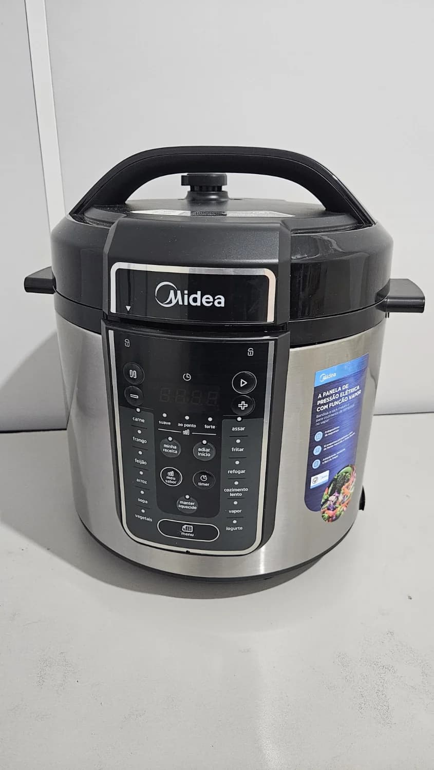 Panela de Pressão Elétrica 6 L MasterSteam Inox Midea - 3