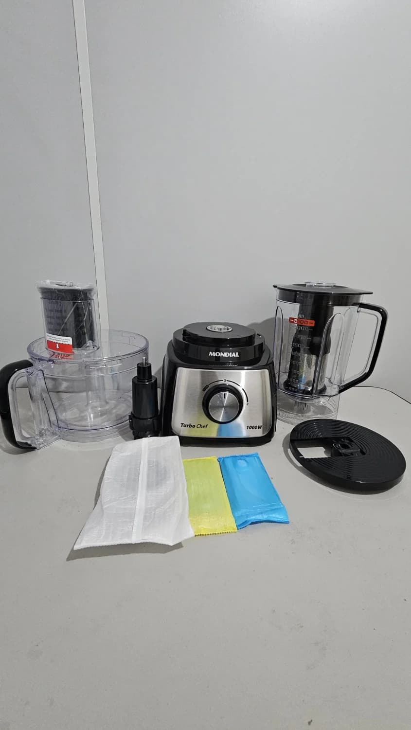 Multiprocessador Turbo Chef 5 em 1 Mondial Preto 1000W MPN-01-B - 3