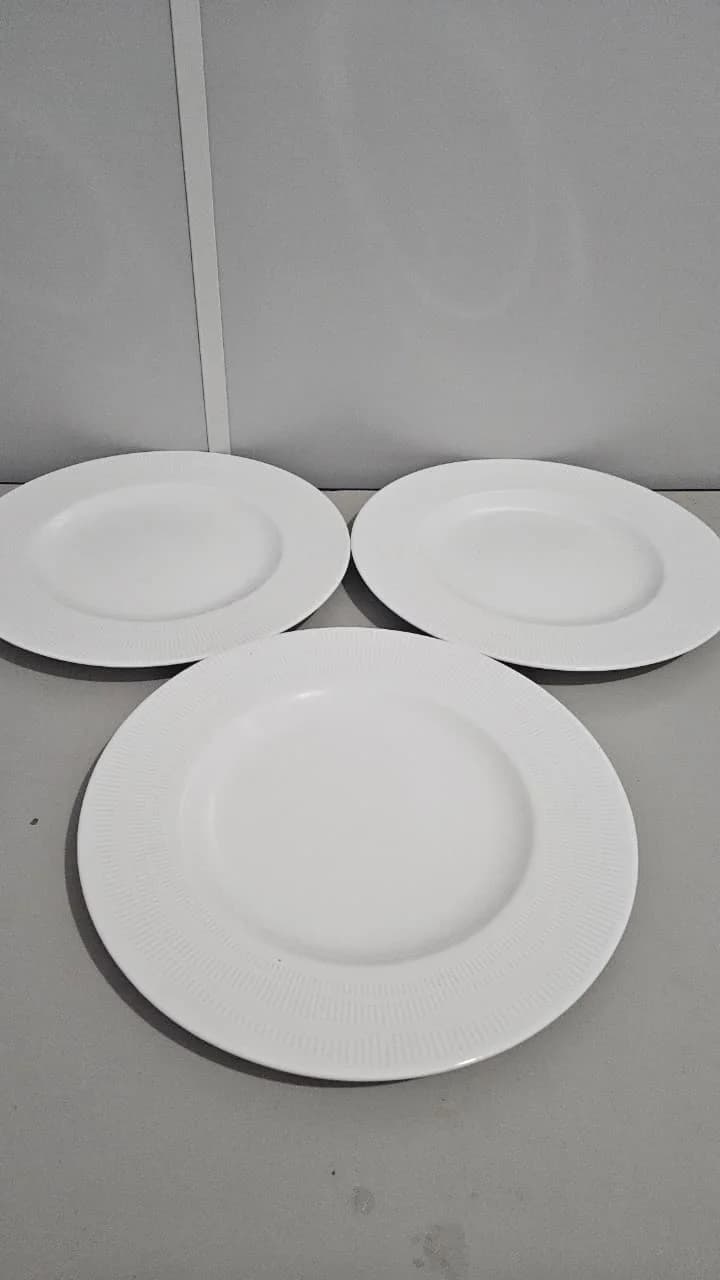 Conjunto 6 prato raso tramontina branco - 2