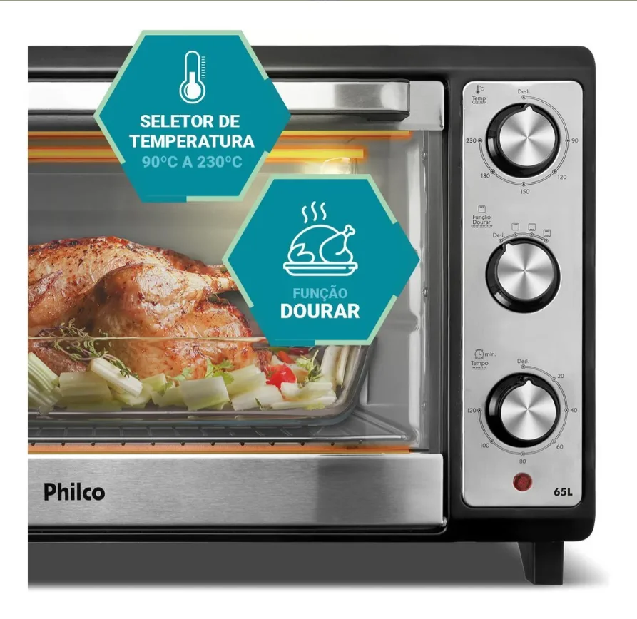 Forno Elétrico Philco PFE65 de 65 Litro - 5