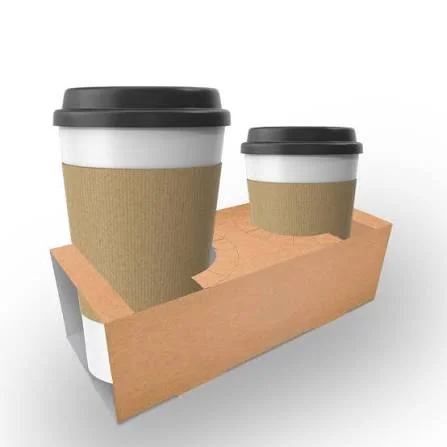 50 Suporte Copos Delivery Papelão Ecologico Resistente - 1
