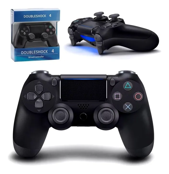 Controle Sem Fio Joystick Bluetooth Para Videogame Ps4 Dual Shock Manete PC Gamer Tv Smart Control - 1
