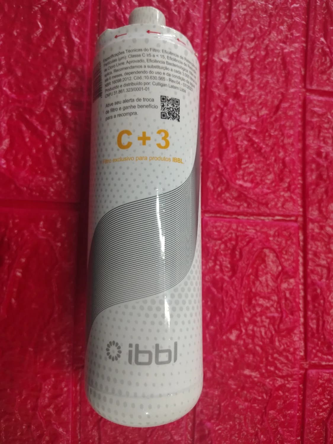 Kit 2 Refil P/ Purificador De Água Gelada Ibbl C+3 Cor Branco - 2