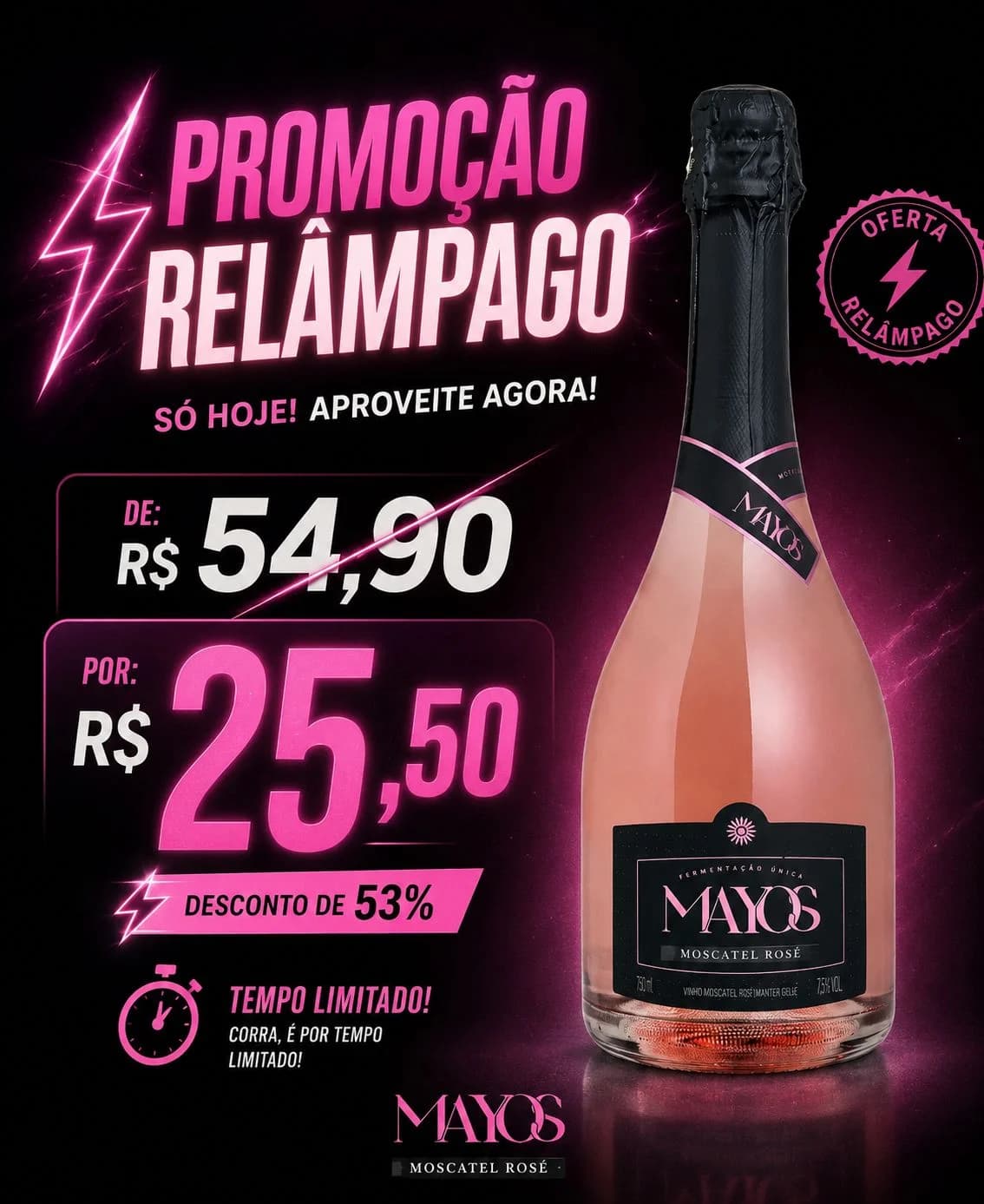 Espumante Mayos Moscatel - 1