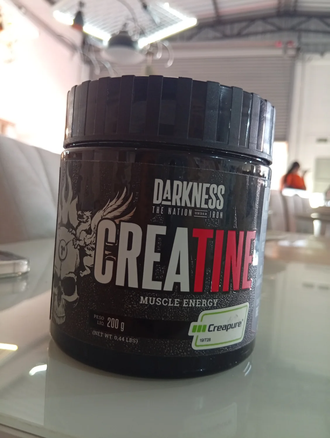 Creatina Creapure Darkness Integralmédica 200g - 1