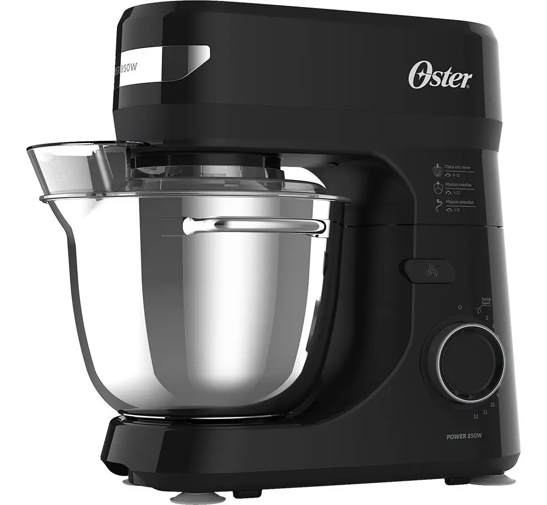 Batedeira Planetária Bowl Inox Obat641 Oster Cor Preto - 127V - 1