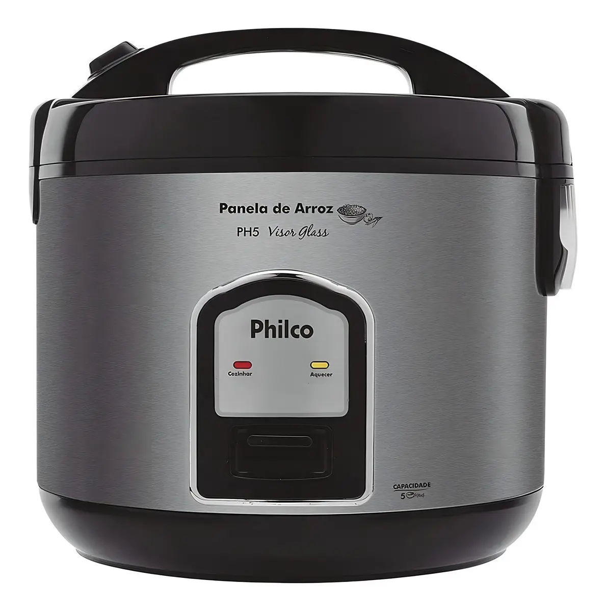 Arrozeira elétrica a vapor Philco Visor Glass - Preto - 220V - 1