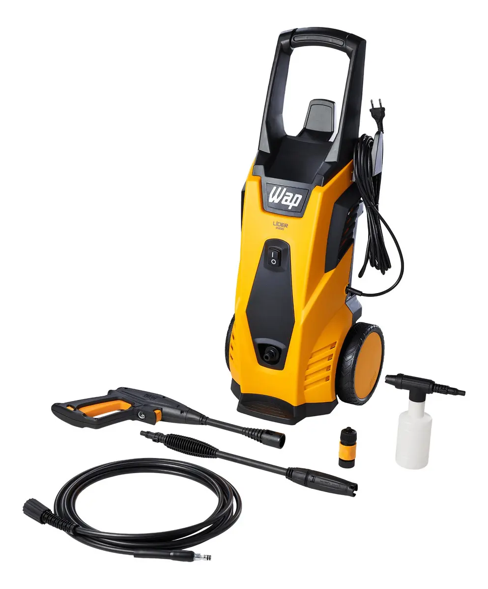 Lavadora de Alta Pressão WAP Líder 2200 1750W de Potência 1800PSI com Aplicador de Detergente - 110V - 1