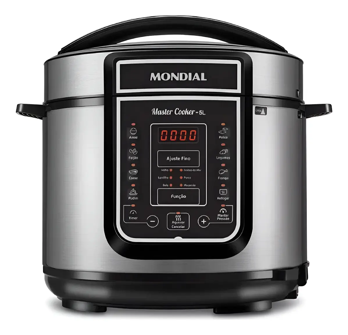 Panela De Pressão Elétrica Digital 5l Preto Inox 127 Mondial - 1