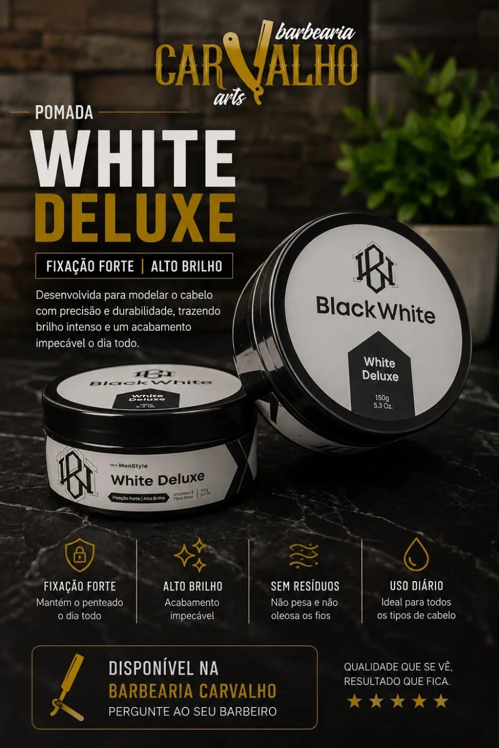 Pomada White Deluxe 70g - 1