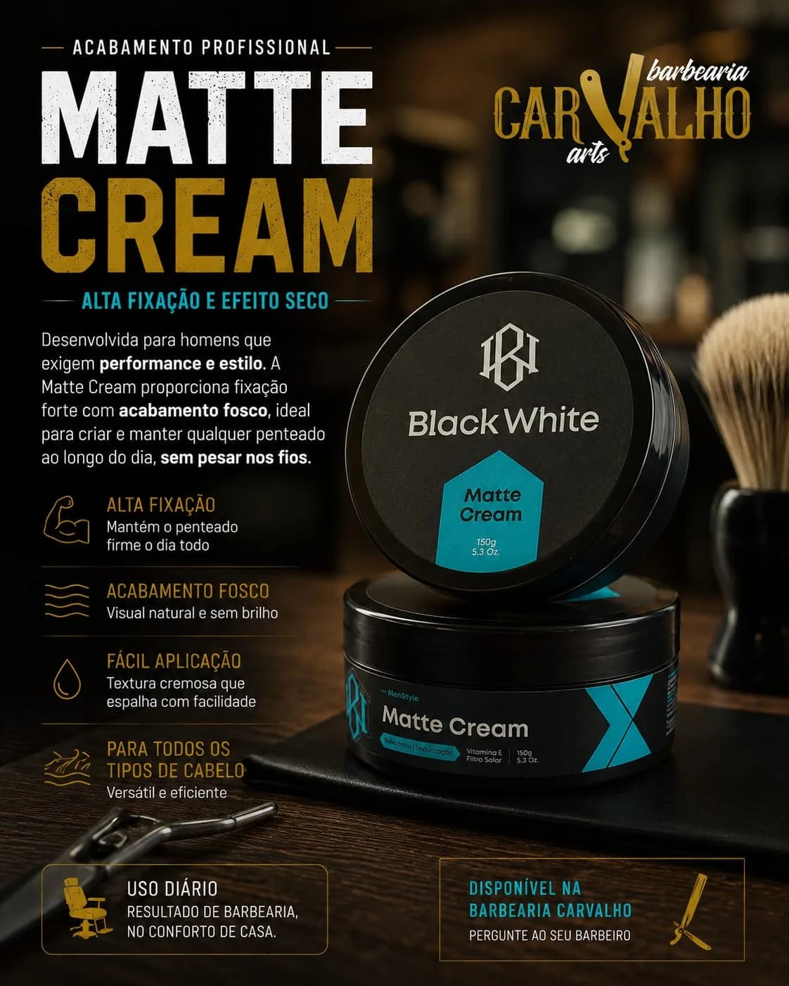 Pomada Matte Cream 70g - 1