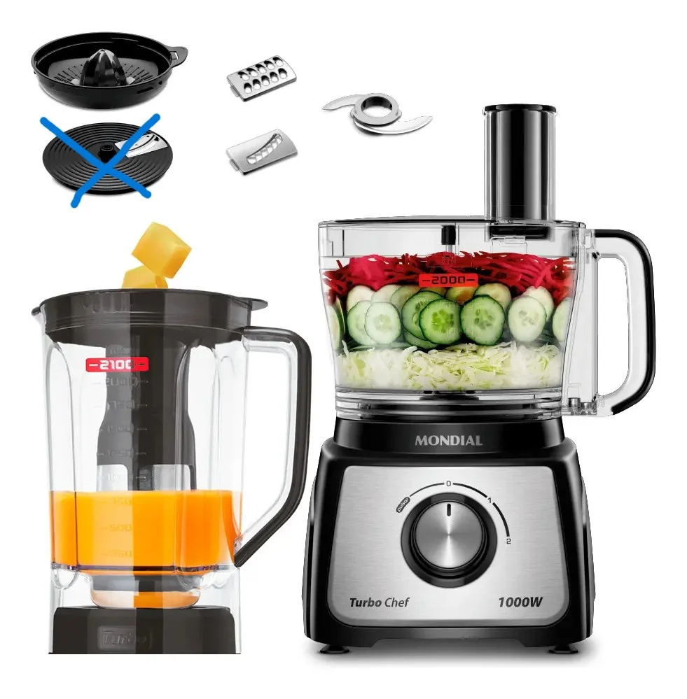 Multiprocessador Turbo Chef 7 em 1 Mondial - 3