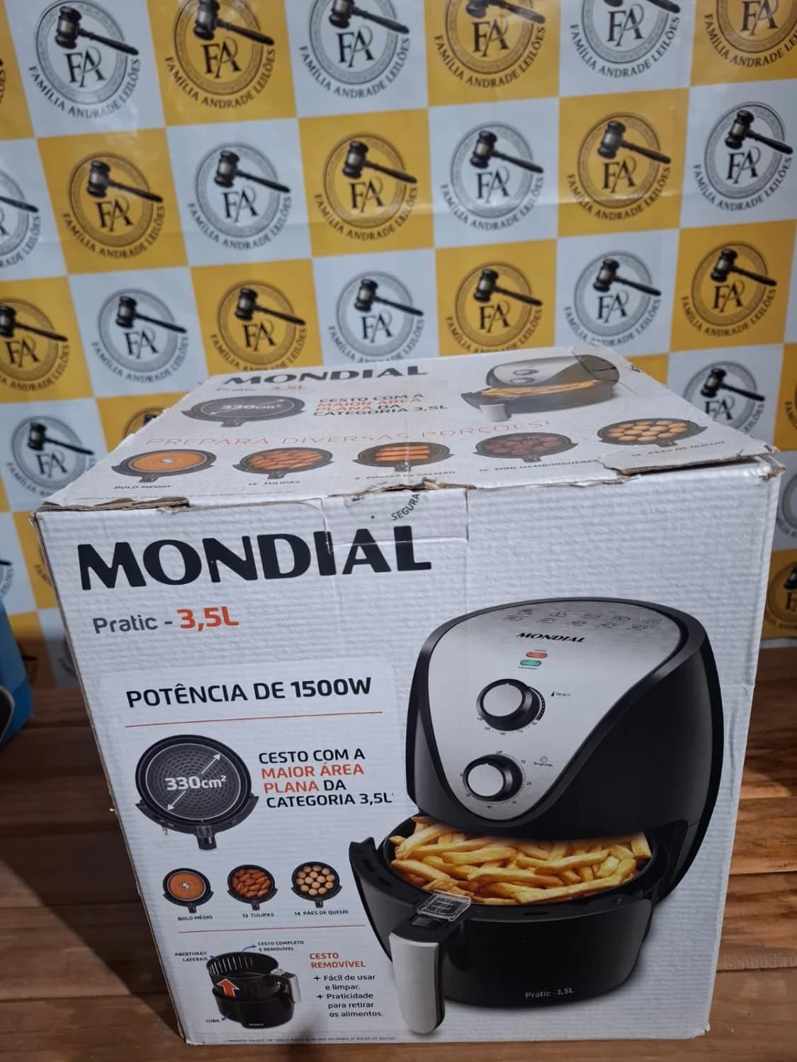Air Fryer Mondial 3,5l Inox - 1