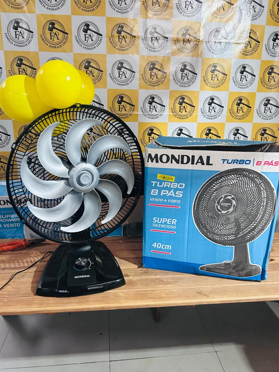 Ventilador de Mesa Turbo 40cm Mondial 8p - 1