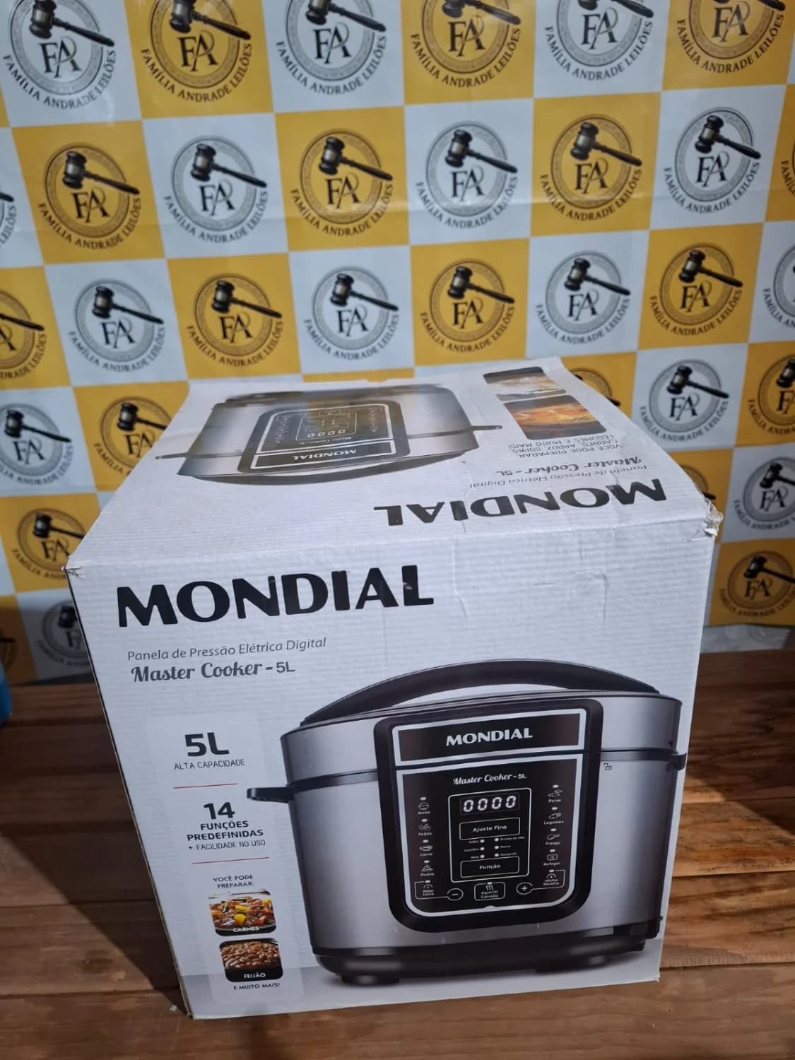 Panela de Pressão Elétrica 5 L Mondial Master Cooker - 1