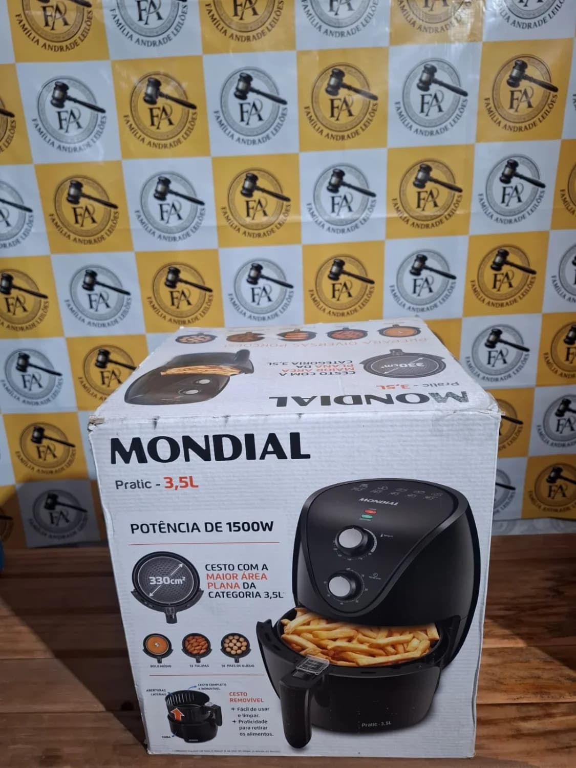 Air Fryer Mondial 3,5l Preta - 1