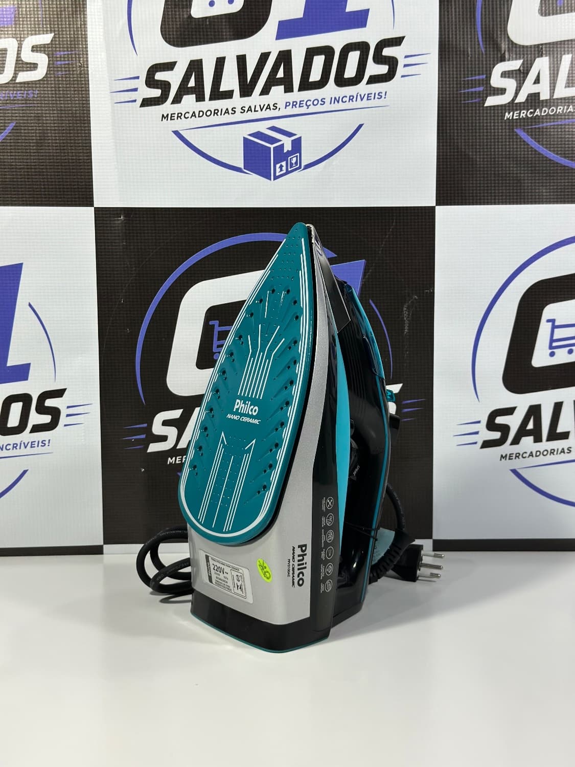Ferro A Vapor Pfv3100az Nano Ceramic Philco Cor Azul - 2