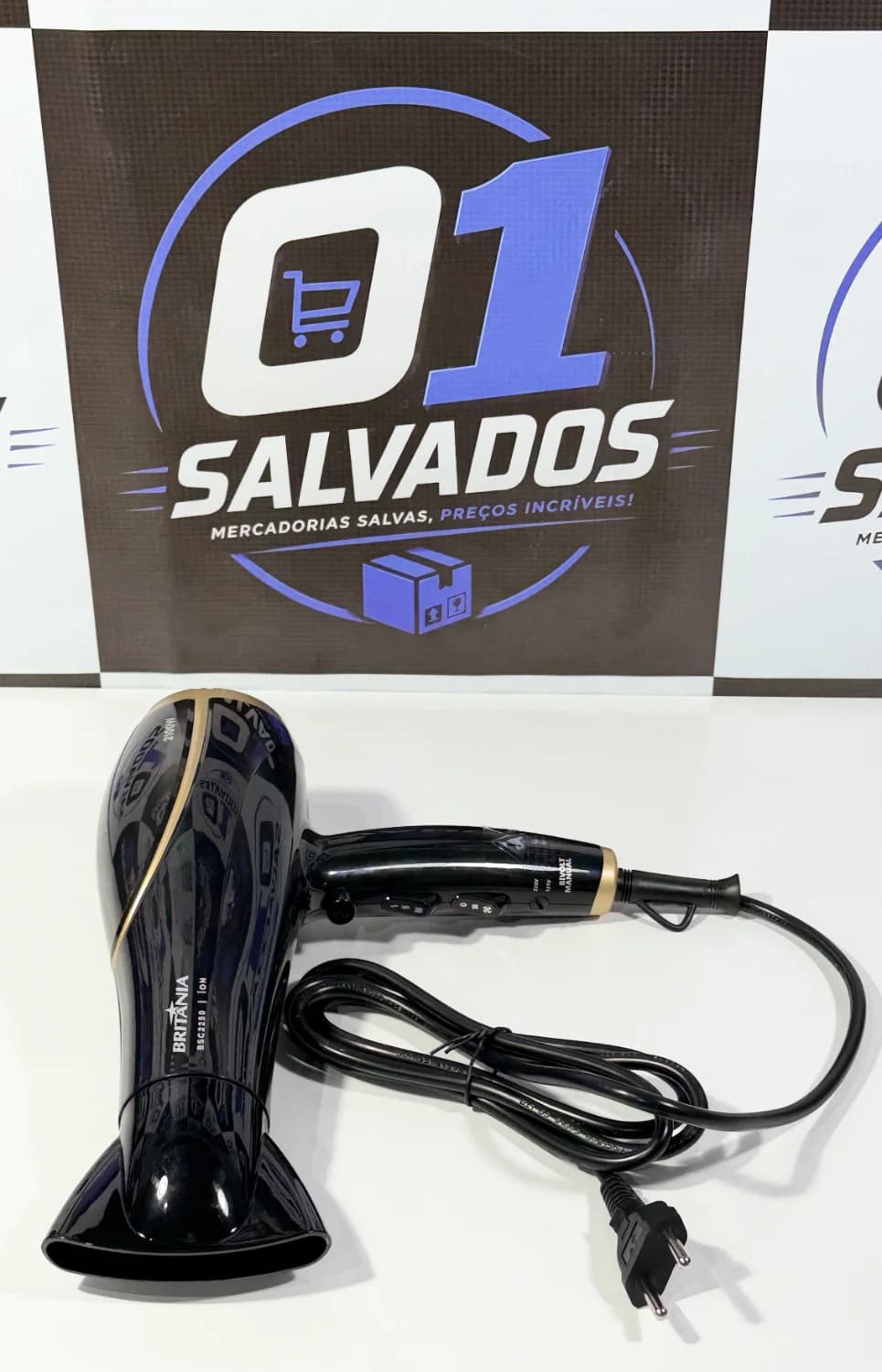 32 - Secador De Cabelos Britânia Bsc2250 2100w Preto - 1