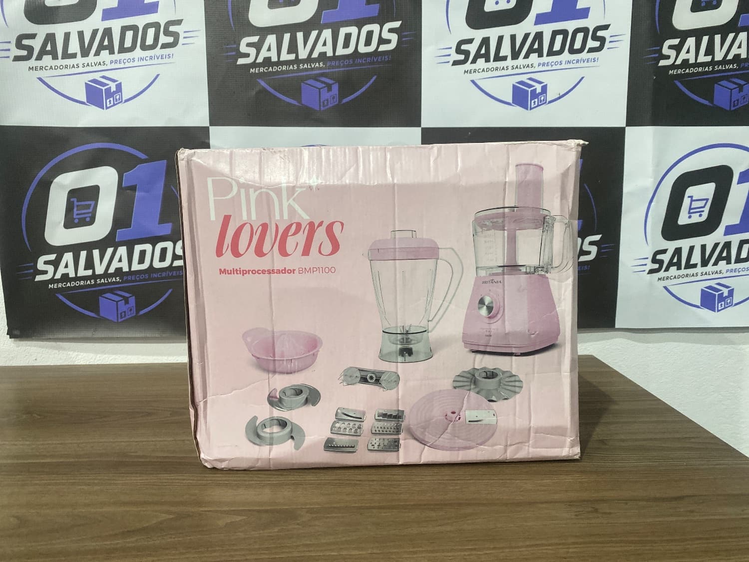 Multiprocessador Britânia Bmp1100rs 12 Em 1 Rosa 1000w - 1