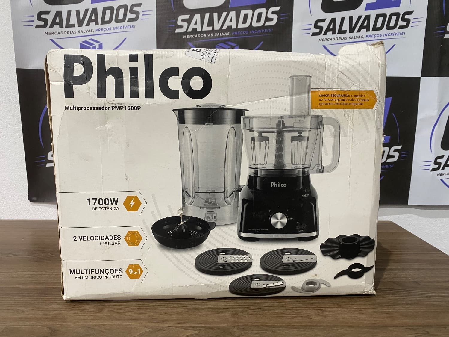 Multiprocessador Pmp1600p Preto 1700w Philco 220v - 1
