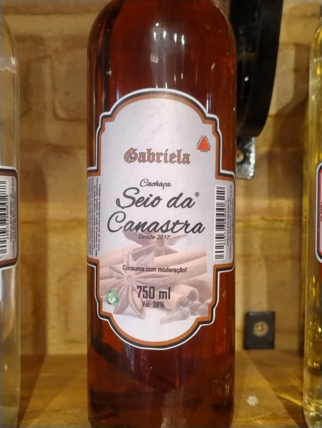 CACHAÇA GABRIELA 750ml - 1