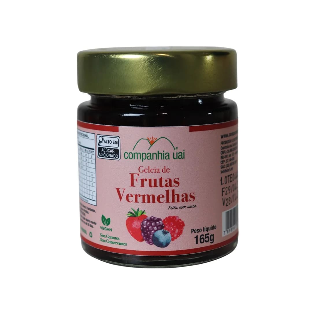GELEIA DE PIMENTA FRUTAS VERMELHAS COMPANHIA UAI 165G - 1